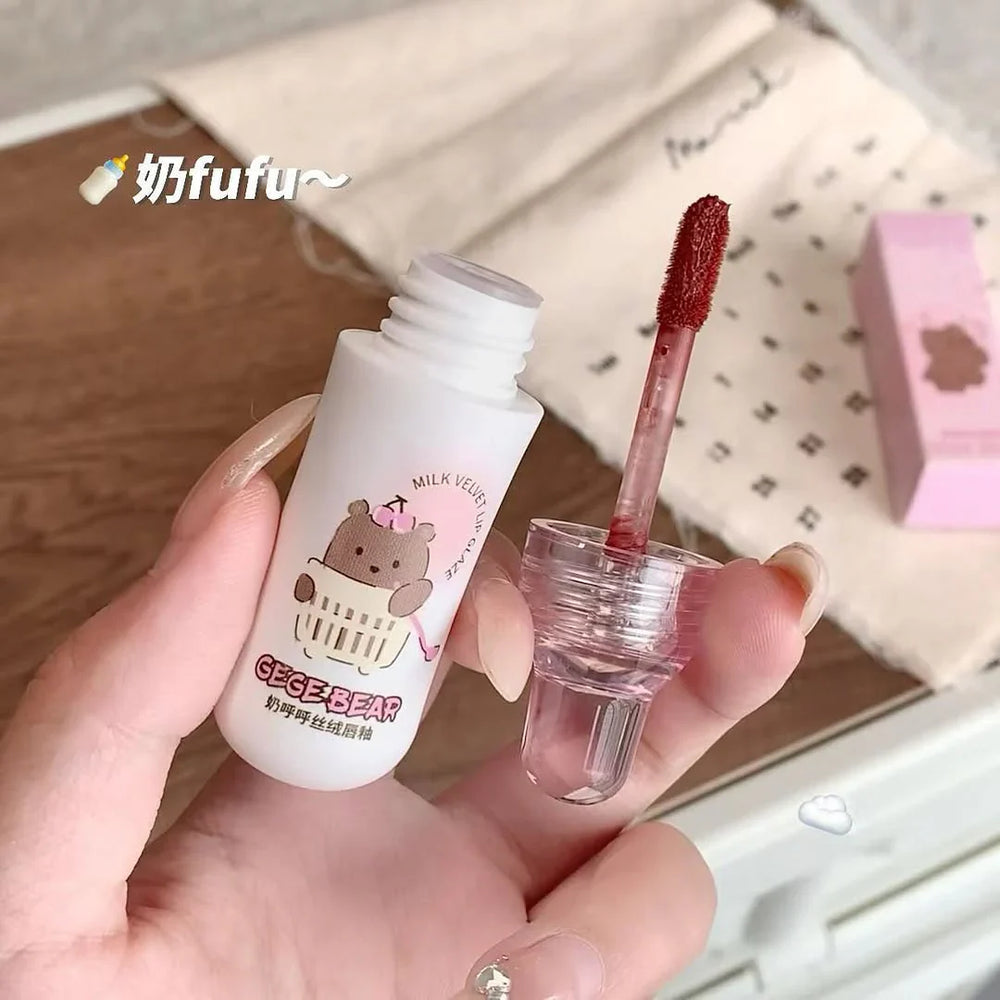 Gege Bear Milk Velvet Lip Gloss Gege Bear