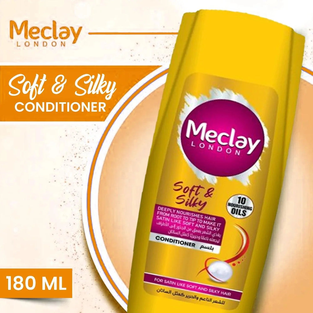 Meclay London Soft & Silky Conditioner - 180ml Meclay London