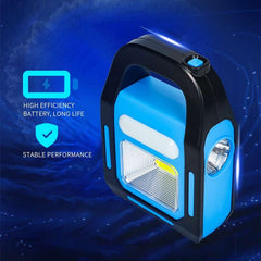 3-in-1 Solar Rechargeable Handy Lamp with 3 Modes Light and Built-in Cosmia.pk