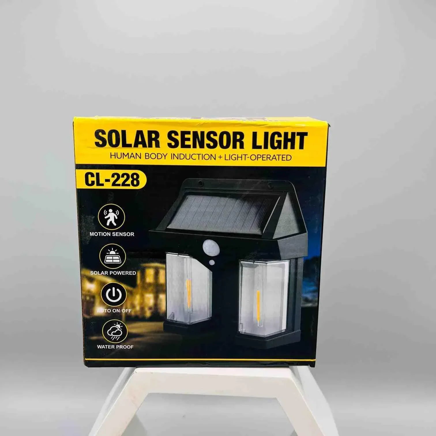 Solar LED Sensor LIGHT Cl 228 Human Body Induction Plus Light Operated Cosmia.pk
