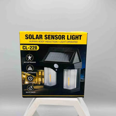 Solar LED Sensor LIGHT Cl 228 Human Body Induction Plus Light Operated Cosmia.pk