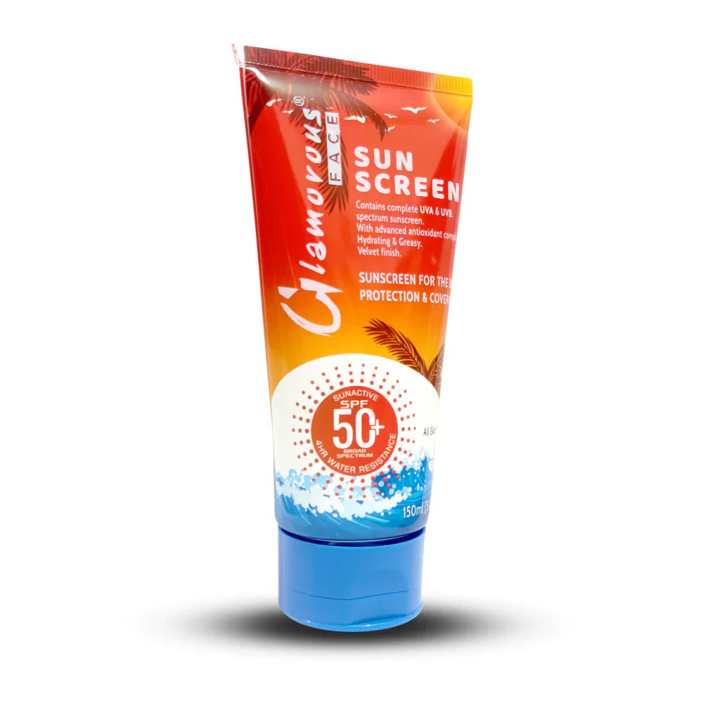 Glamorous Face Sun Screen Lotion Sunblock SPF50+ UVA UVB Glamorous Face