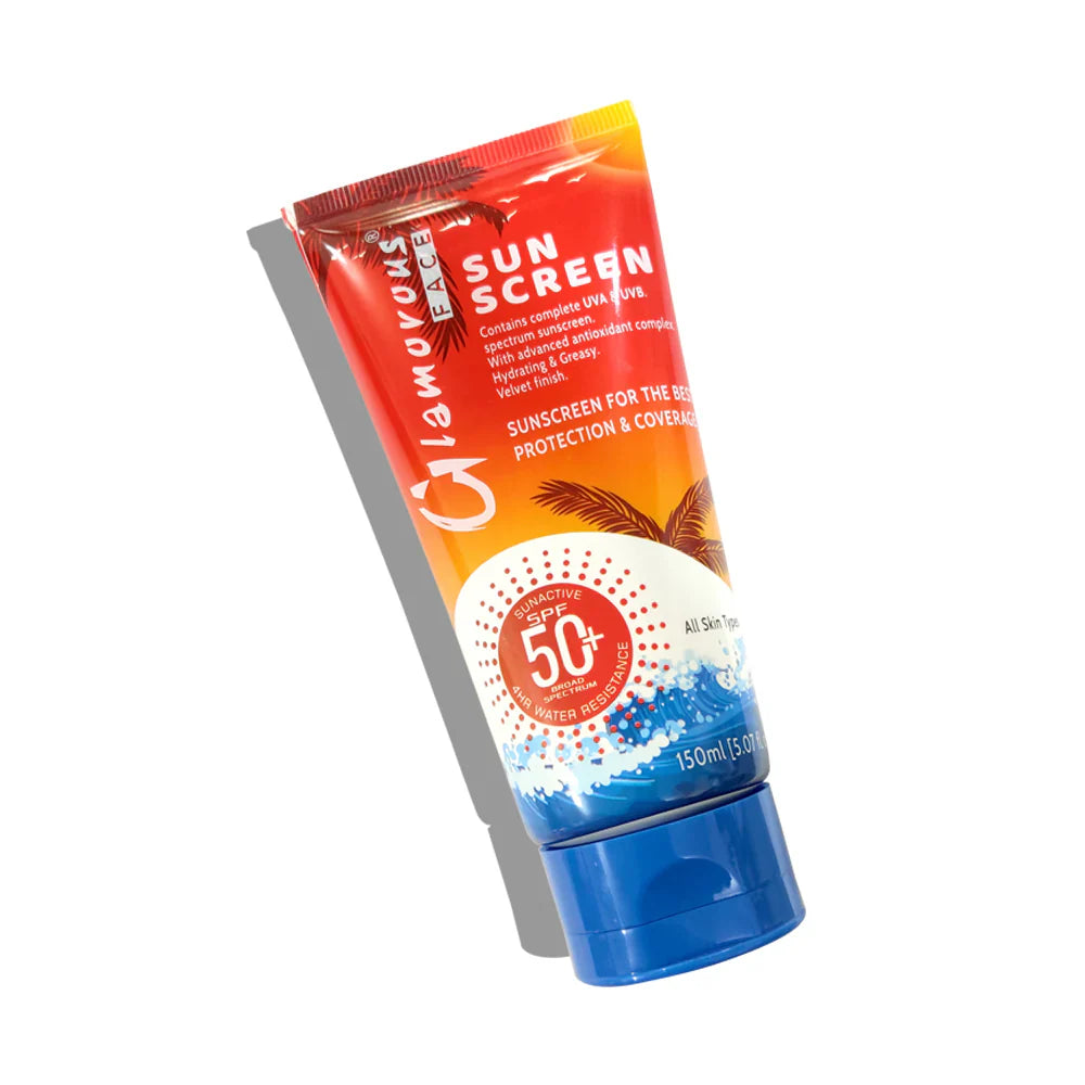 Glamorous Face Sun Screen Lotion Sunblock SPF50+ UVA UVB Glamorous Face