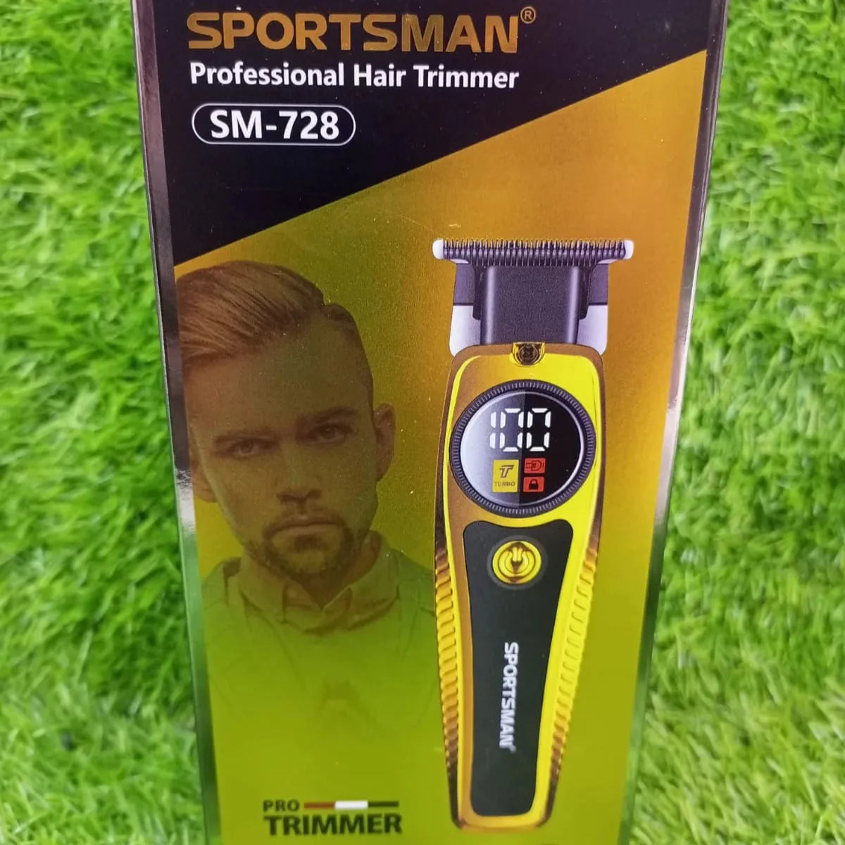 Sportsman SM-728 Professional Hair Clippers LED Display Sports Man