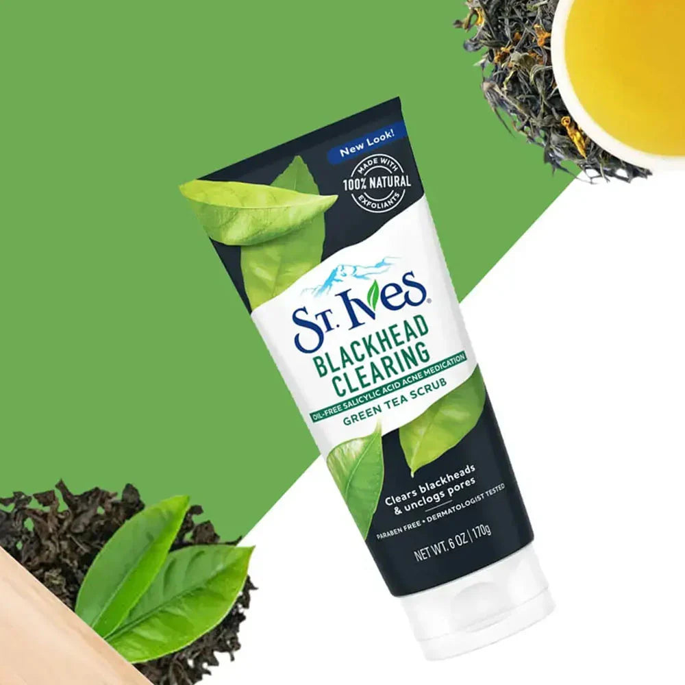 St Ives - Blackhead Clearing Green Tea Salicylic Acid & Bamboo Powder St. Ives