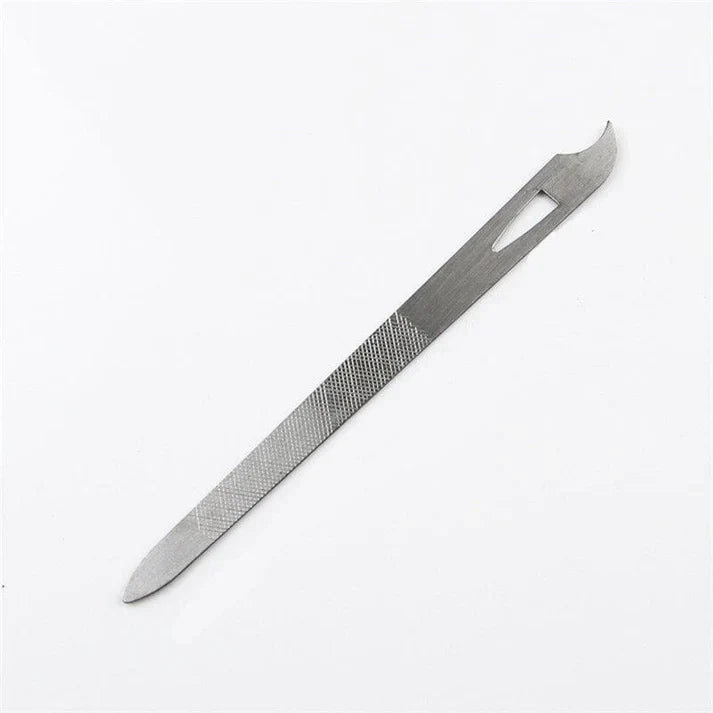 Stainless Steel 3 in 1 Nail Buffer File Cosmia.pk