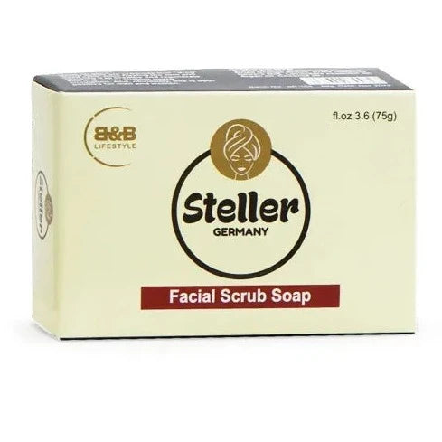 Steller Facial Scrub Soap - 75g Steller