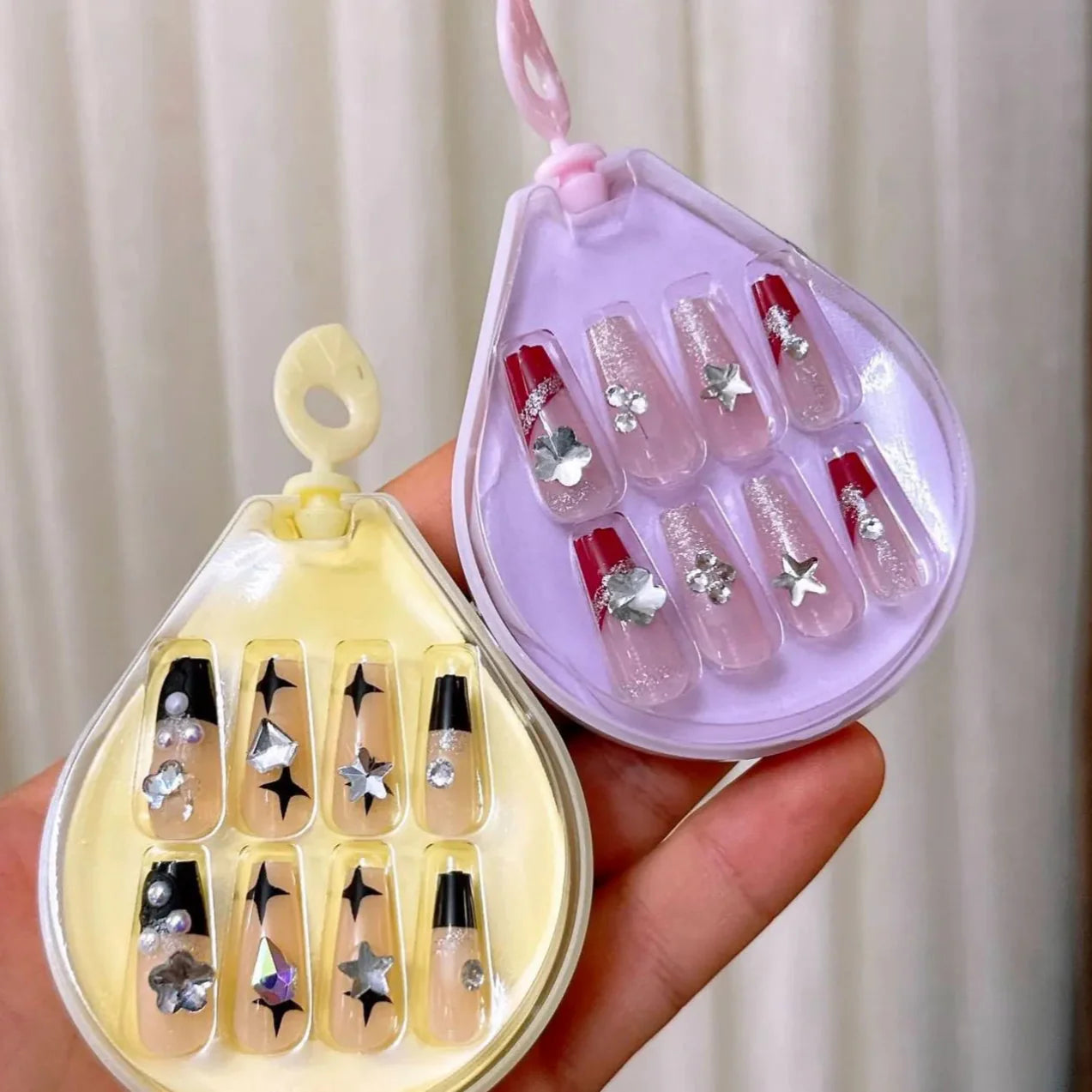 Stylish Artifical Nails Drop Shape Box Cosmia.pk