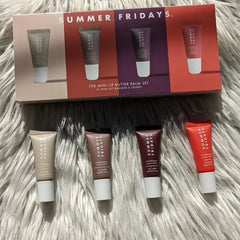 Summer Fridays Mini Lip Butter Balm Set (4 Pcs) Made in USA Cosmia