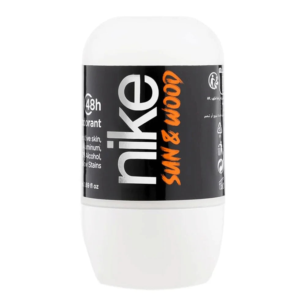 Nike Sun & Wood Deodorant Roll On - 50ml Nike