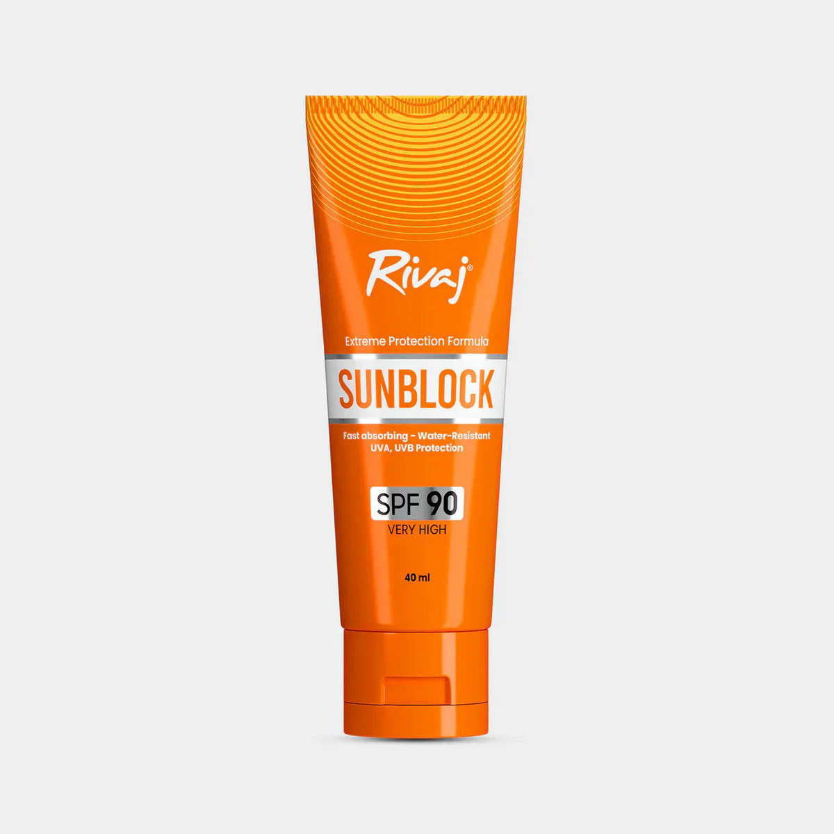 Rivaj UK SPF90 Sunblock - 40ml Rivaj