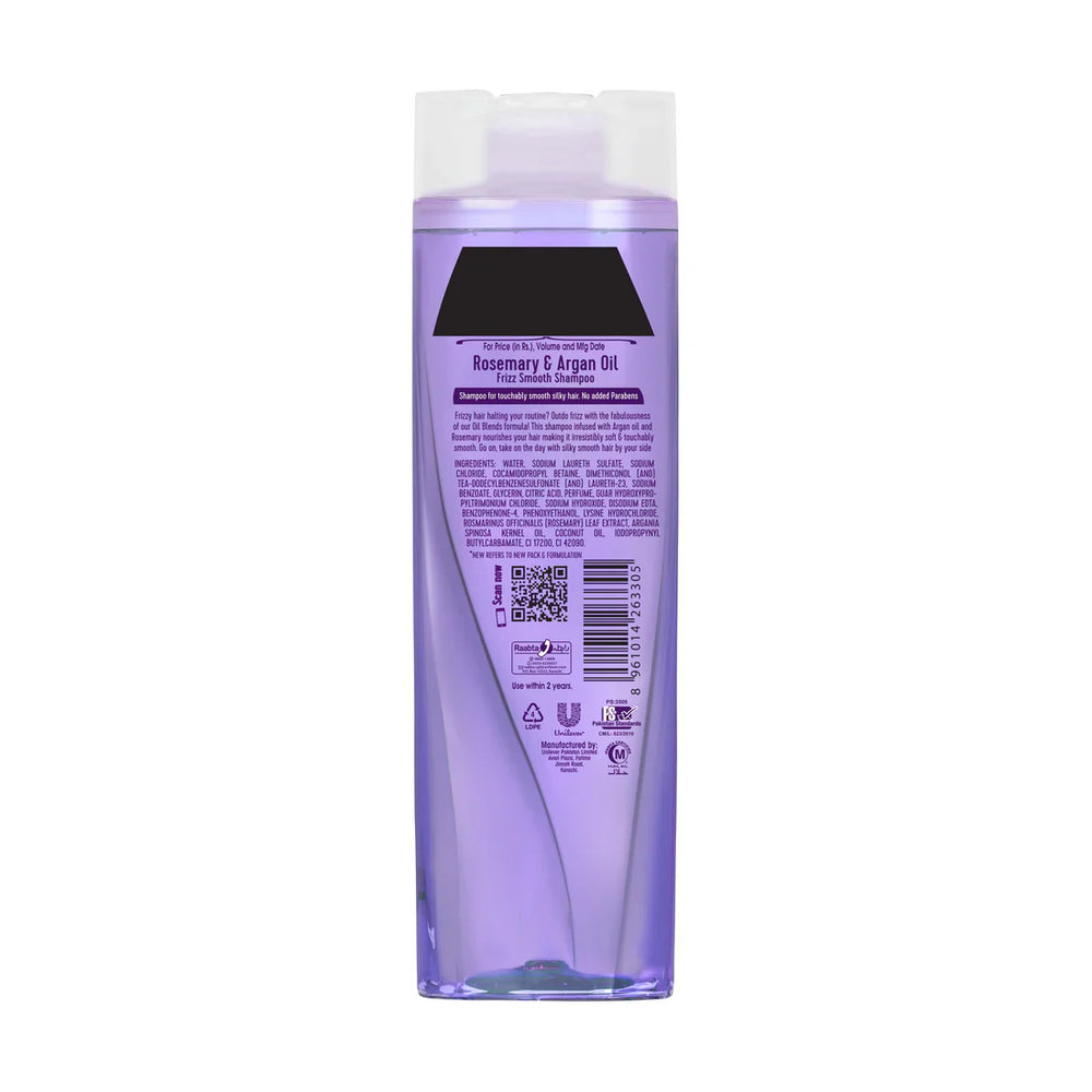 Sunsilk - Oil Blends Rosemary & Argan Oil Shampoo - 380Ml Sunsilk