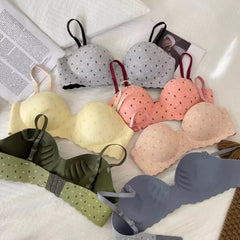 Sweet Printed Half Cup Seamless Push Up Bra Cosmia.pk
