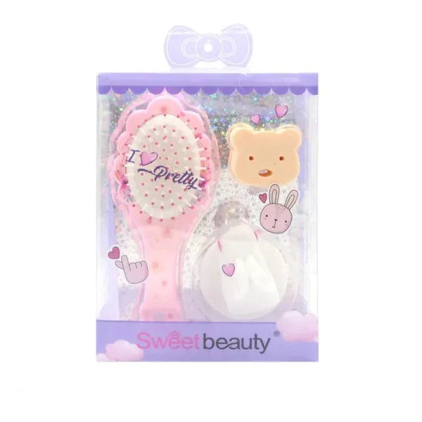 Sweet Beauty Hair & Skin Care Set - Pink & White Sweet Beauty