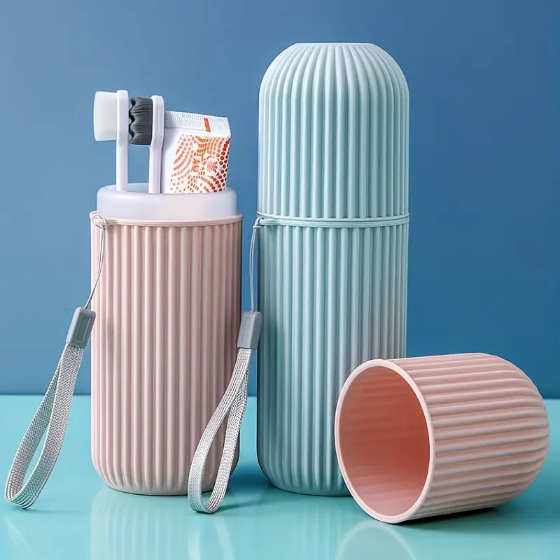Capsule Toothbrush Holder, Travel Toiletries Storage Cup Cosmia.pk