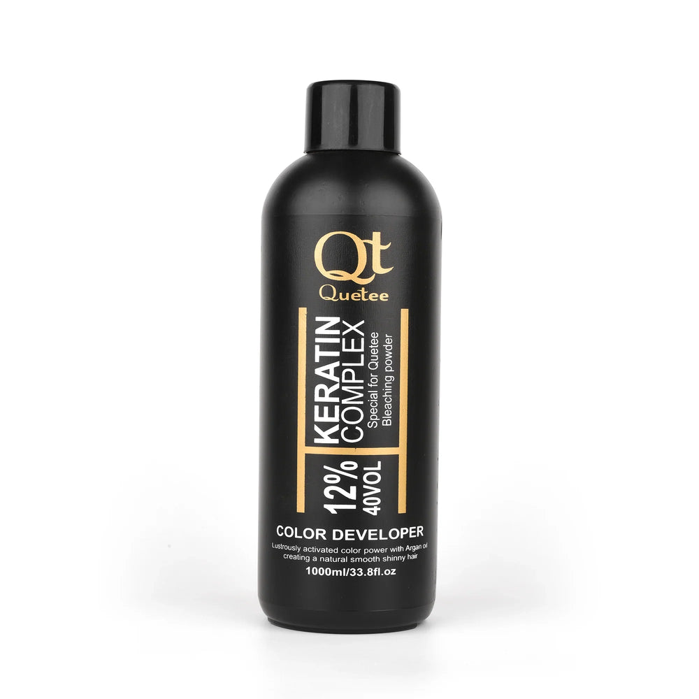 Quetee Beauty Keratin Complex Bottle Bleaching Powder (40VOL) 1000ml Quetee