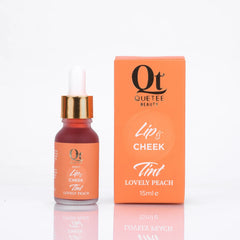 Quetee Beauty Lip & Cheek Color Lovely Peach Quetee