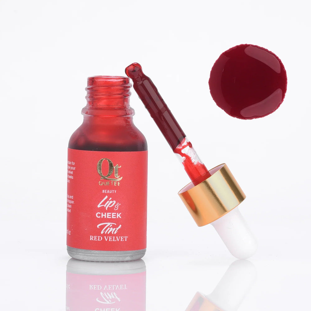Quetee Beauty Lip & Cheek Color Red Velvet Quetee