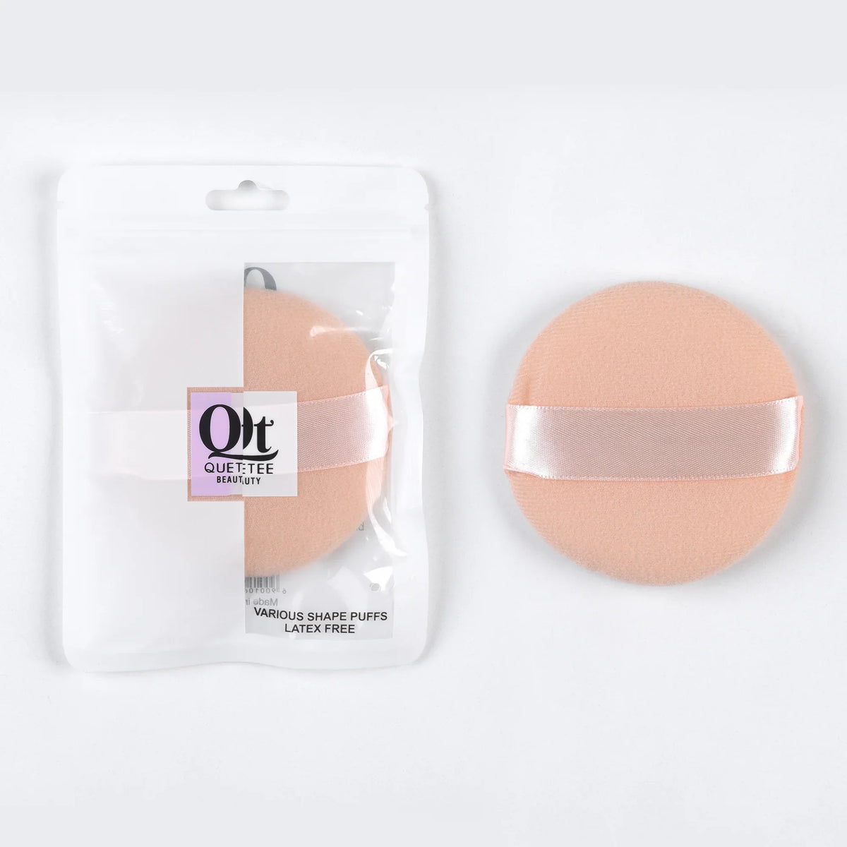 Quetee Beauty Professional Round Shape Makeup Puffs in Skin Color Quetee