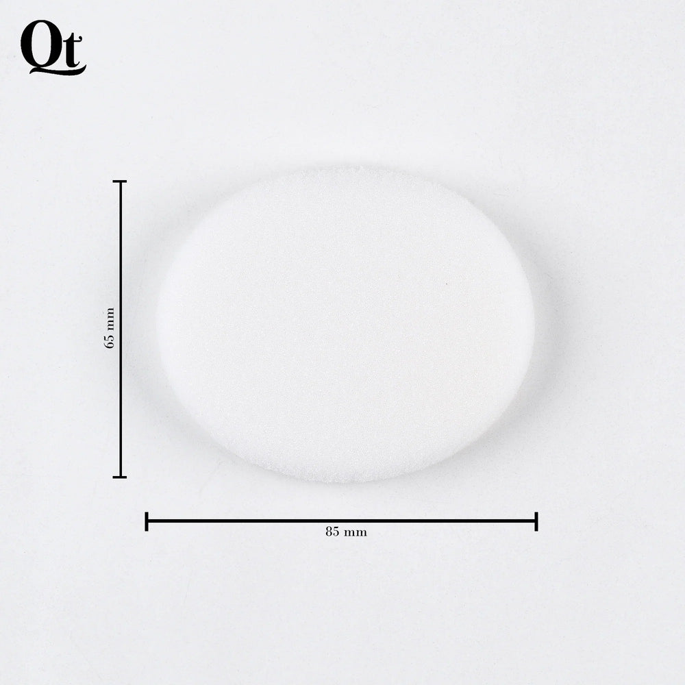Quetee Beauty Oval-shaped makeup Puffs White Color Quetee