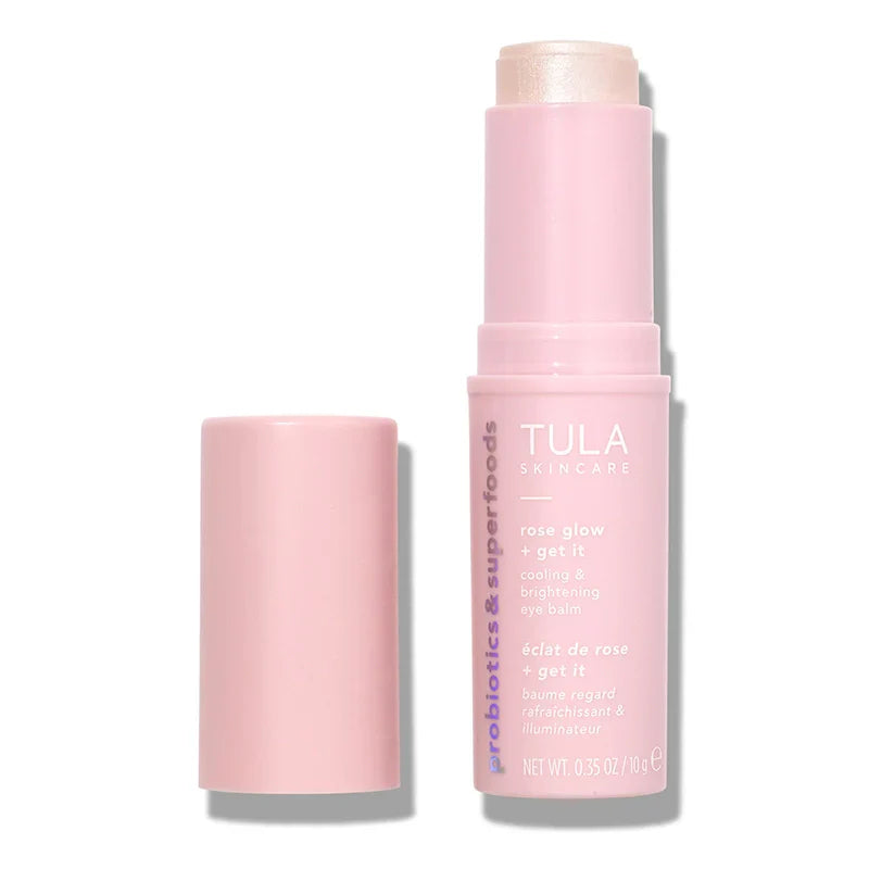 Original TULA Skincare Rose Glow & Get It Cooling & Brightening Eye TULA