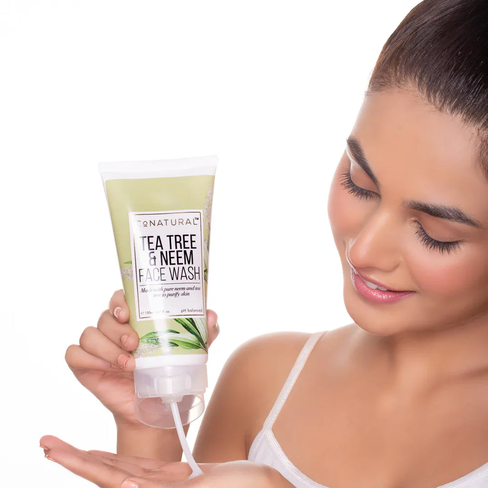 CoNatural Tea Tree & Neem Facewash - 150ml Co-Natural