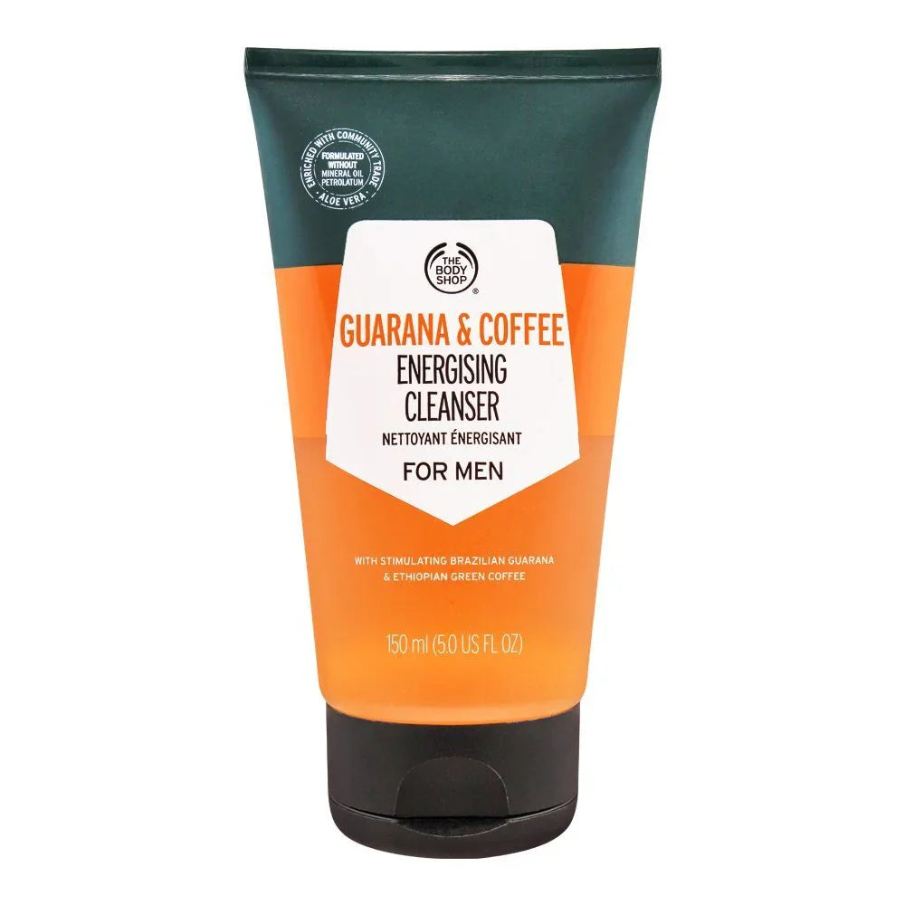 The Body Shop Men Guarana & Coffee Energising Cleanser - 150ml The Body Shop