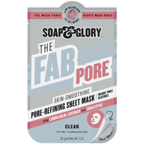 Soap & Glory The Fab Pore Pore-Refining Sheet Face Mask For Oily Skin Soap & Glory