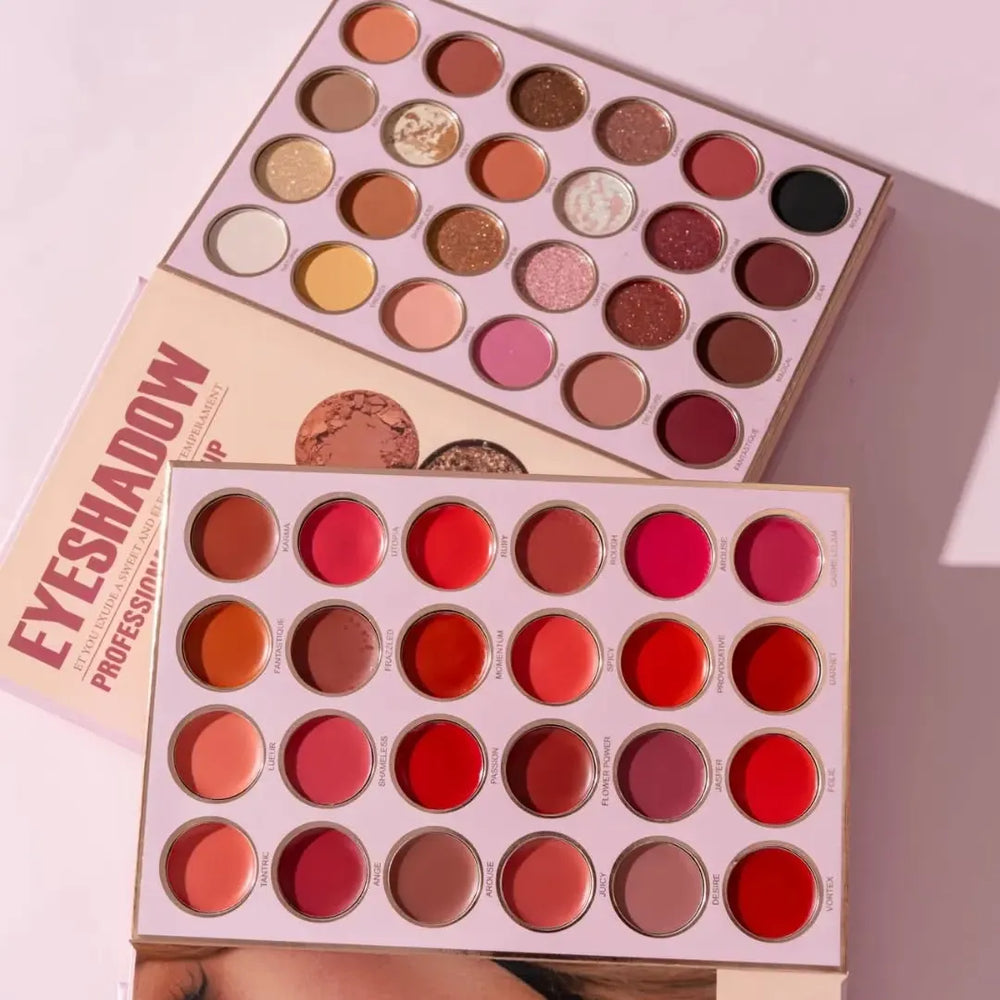 Hudamoji 5 Pages Complete Makeup Book Palette Huda Moji