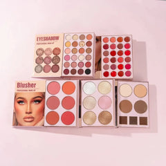 Hudamoji 5 Pages Complete Makeup Book Palette Huda Moji
