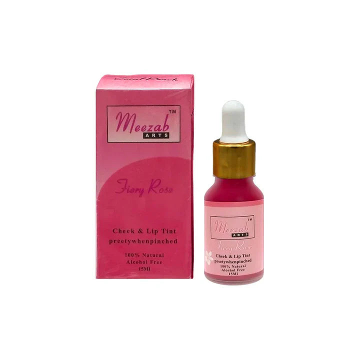Meezab Arts Lip Tint & Cheek Tint 15 ML - Tiery Rose Meezab