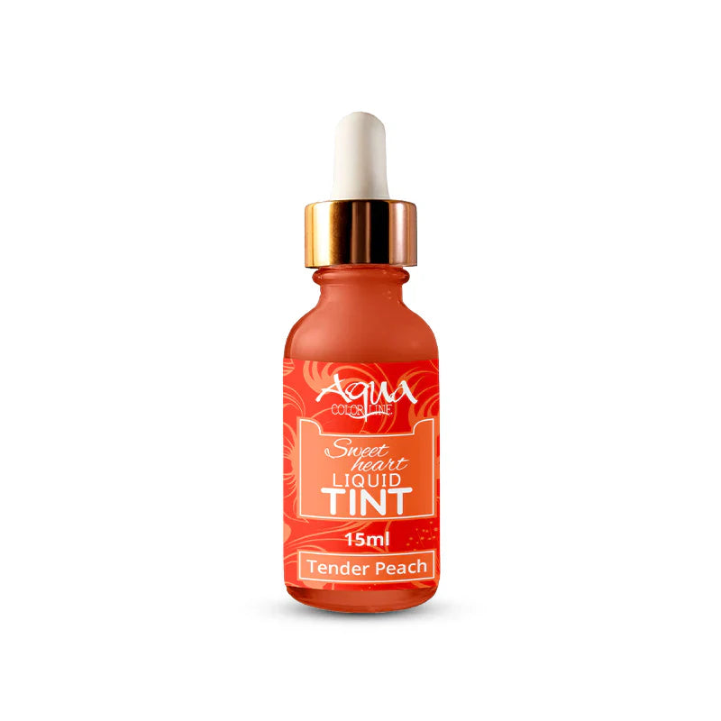 Aqua Color Line Sweet Heart Tint Aqua Color Line
