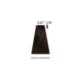 KEUNE TINTA LIGHT RED VIOLET BROWN 5.67 with Keune Developer 20 Volume - 60 ml