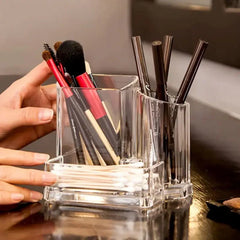 Transparent Makeup Brush Bucket Cosmia