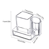 Transparent Makeup Brush Bucket