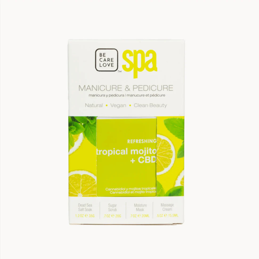 Be Care Love Tropical Mojito Spa 4 Pcs Set Be Care Love