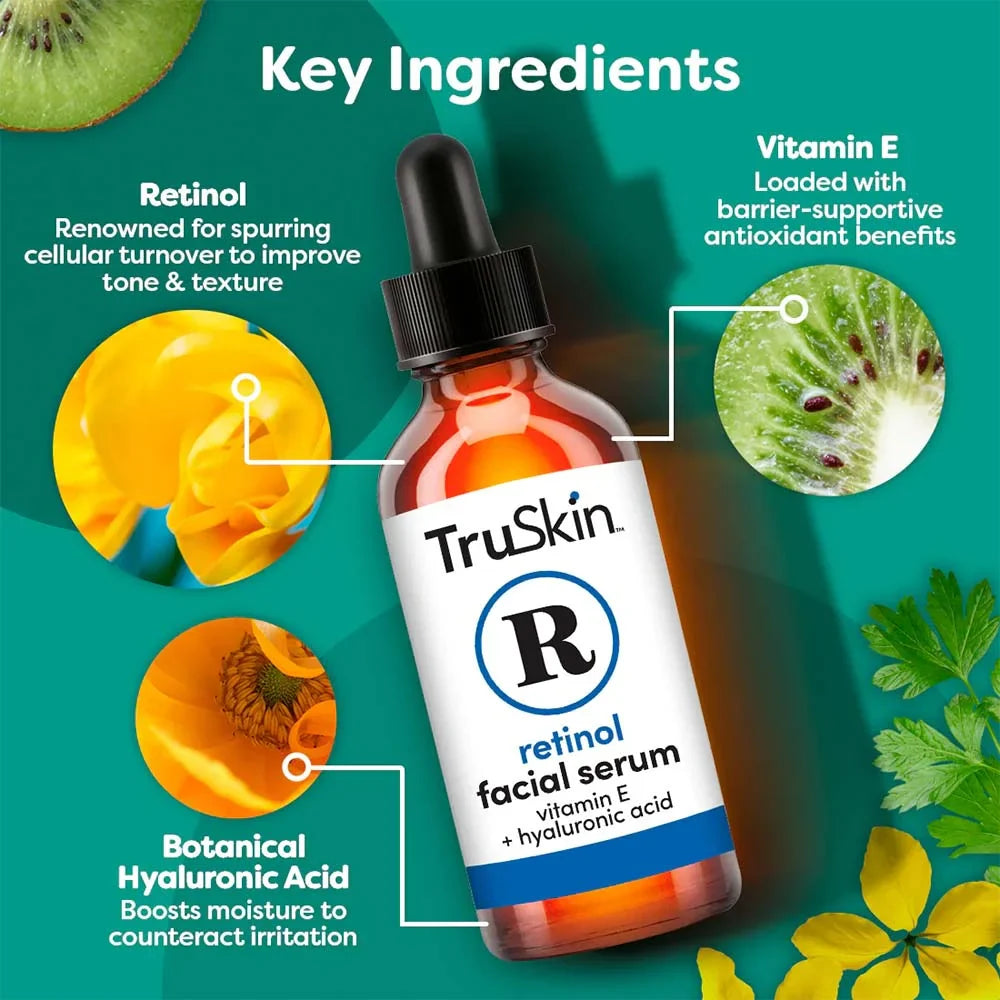 TruSkin Retinol Facial Serum For Wrinkles & Fine Lines – 30ml TruSkin