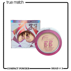 True Match BB Compact Powder Long Lasting Waterproof - Shade 3 True match