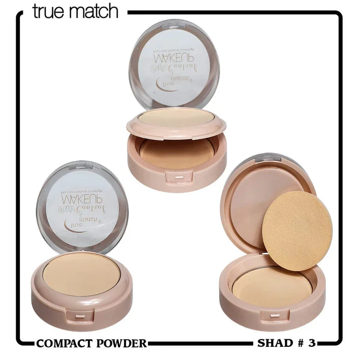 True Match Fair Control Matte Compact Powder - Shade 3 True match