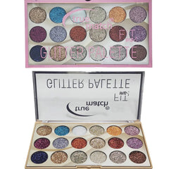 True Match Fit Me 18 Color Magic Glitter Eyeshadow Kit True match