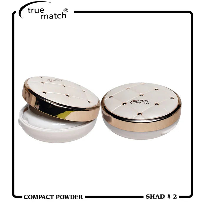 True Match Fit Me Famous 2 in 1 Face Powder - Shade 2 True match