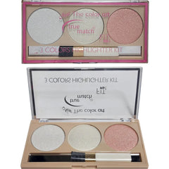 True Match Fit Me Fashion Trend The Color Art 3 Color Highlighter Palette True match