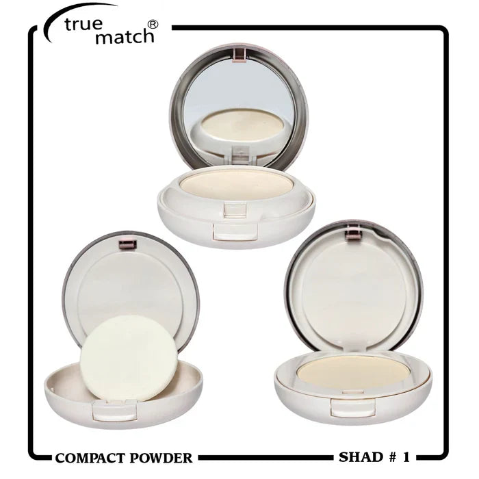 True Match Fit Me Lucent 2 in 1 Face Powder - Shade 1 True match