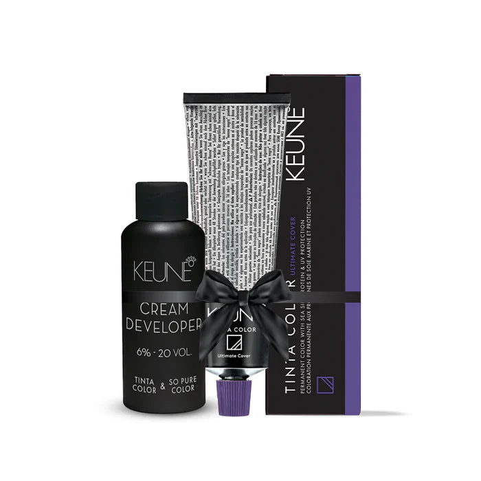 Keune Ultimate Cover Dark Choco Blonde 6.35 with Keune Developer 20 Volume - 60 ml Keune
