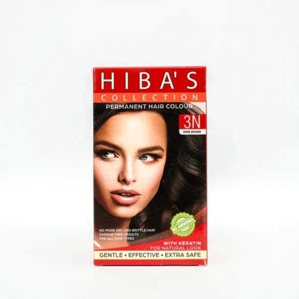 Hibas Collection Hair Color 3N Dark Brown (60-ml) Hiba's Collection