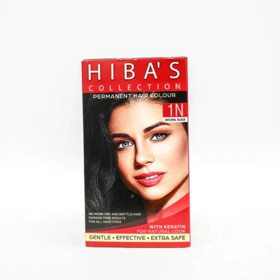 Hibas Collection Hair Color 1N Natural Black (60-ml) Hiba's Collection