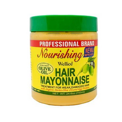 Wellice Nourishing Olive Oil Hair Mayonnaise Deep Conditioning & Repair (700ml) Wellice