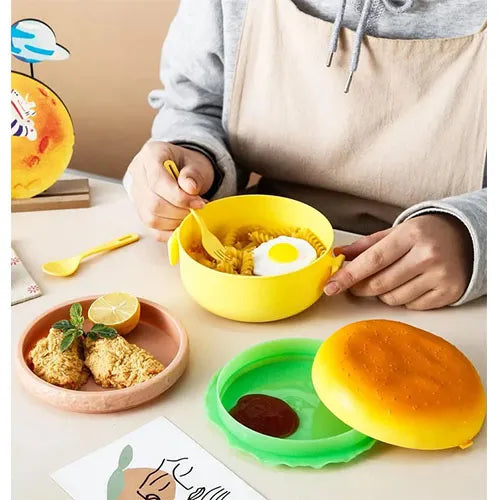Burger Design Lunch Box Cosmia.pk