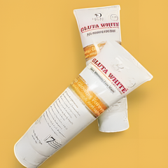Gluta White 100% Natural Skin Whitening & Anti-Aging Facewash 100G Gluta White