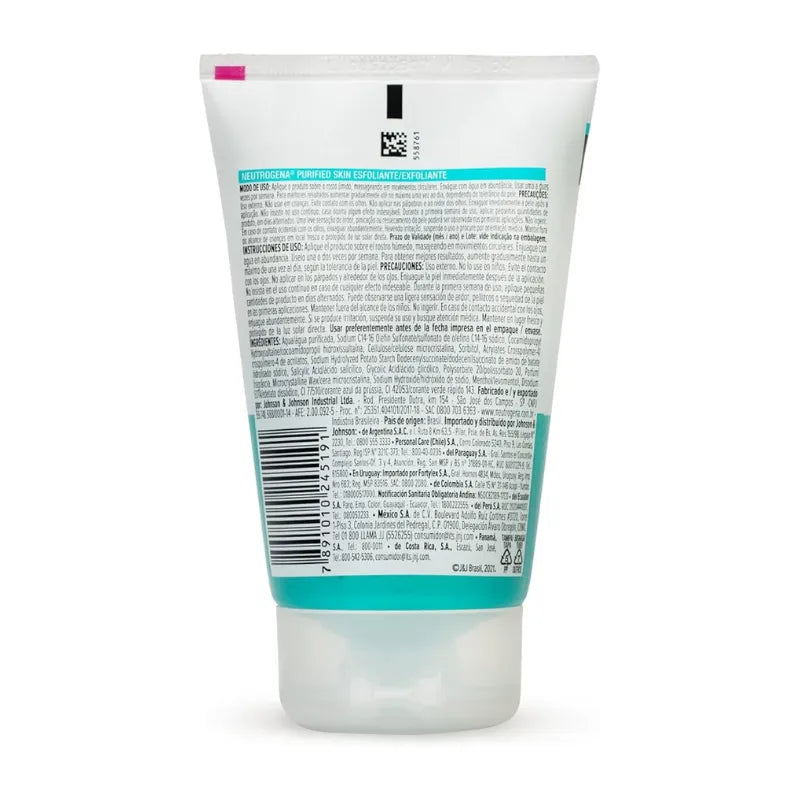 Neutrogena Gel Esfoliante Facial Purified Skin - 100g Neutrogena